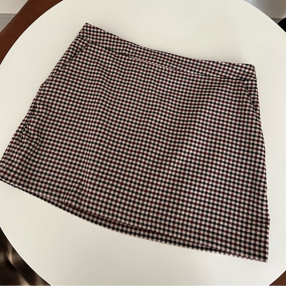 Abercrombie Gingham Skort